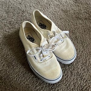 Vans - cream color women’s 7.5